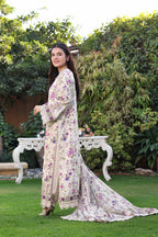 03-Piece Printed Lawn Suit | Ready To Wear