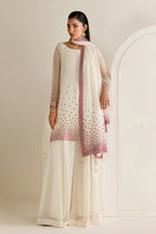 03-Piece Luxury Embroidered Chiffon Suit - Ready To  Wear