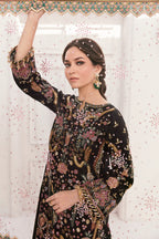 03-Piece Net Suit With Embroidery | Ready To Wear