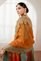 03-piece Embroidered Silk Lehanga With Organza Dupatta | Ready To Wear