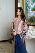 03-Piece Silk Suit With Embroidery | Ready To Wear