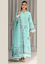 03-Piece Embroidered Chikankari Suit | Ready To Wear