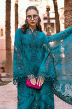 03-Piece  Luxury Chikankari Lawn Suit with -  Ready  To  Wear
