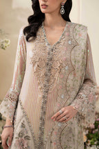 03-Piece Embroidered Chiffon Suit With Printed Silk Dupatta | Ready To Wear