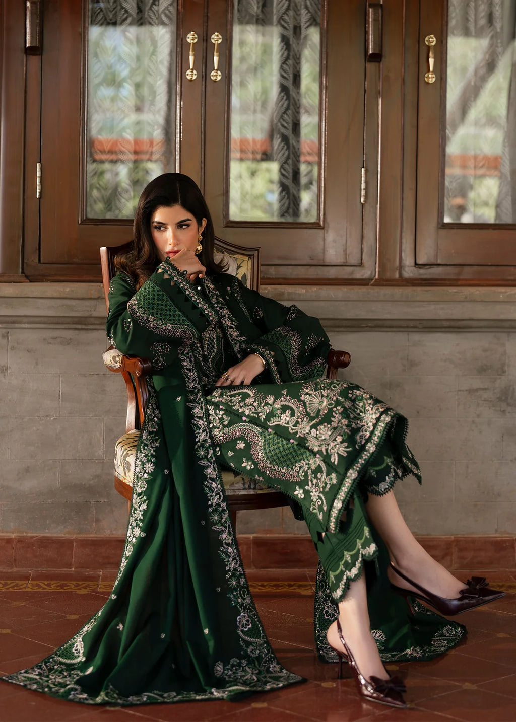 03-Piece Lawn Suit WIth Embroidery | Ready To Wear