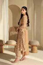 03-Piece Chiffon Suit With Embroidery | Ready To Wear