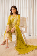 03-Piece Embroidered Chiffon Suit | Ready To Wear