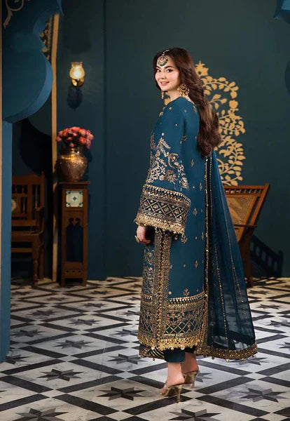 03-Piece Chiffon Suit With Embroidery | Ready To Wear